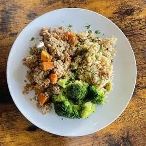 Ground Turkey with Sweet Potatoes